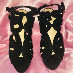 Forever 21 Caged Extreme Platform Heels 7.5